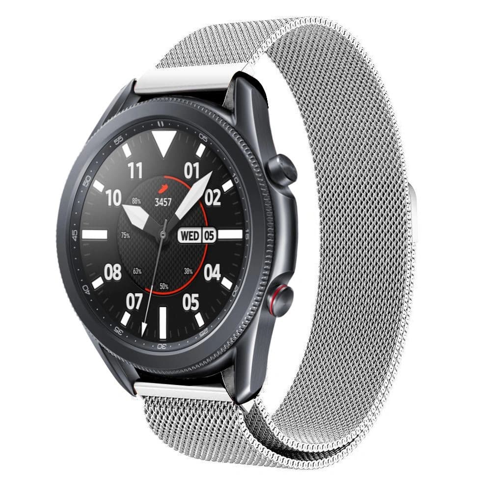 Bransoleta Tech-Protect Milaneseband Samsung Galaxy Watch 3 45mm Ezüst - 1