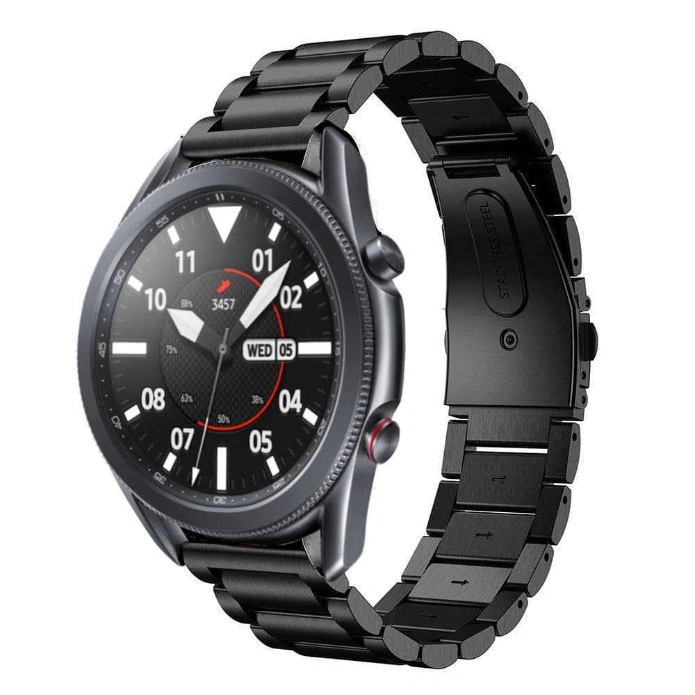 Náramek Tech-Protect Nerezová Samsung Galaxy Watch 3 41mm Černý - 1