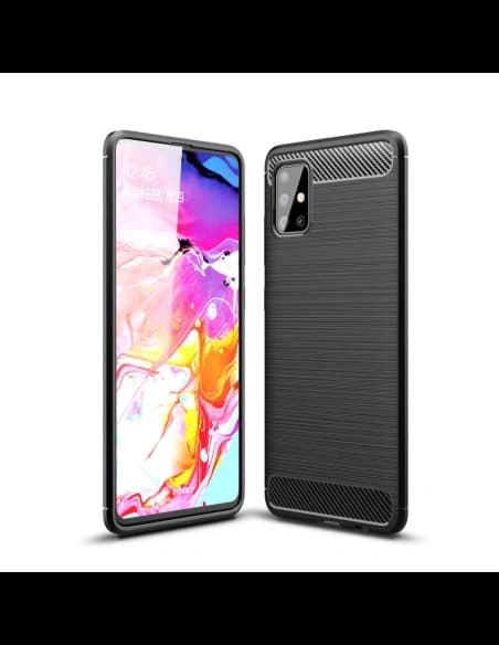 Etui Tech-Protect TPUCarbon Samsung Galaxy M31s černé