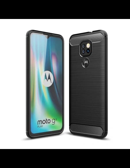 Etui Tech-Protect TPUCarbon Motorola Moto G9 Play/E7 Plus černé