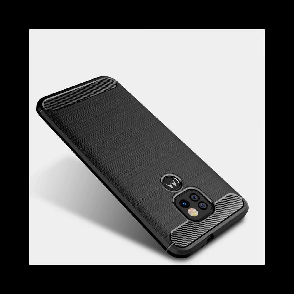Etui Tech-Protect TPUCarbon Motorola Moto G9 Play/E7 Plus černé - 2