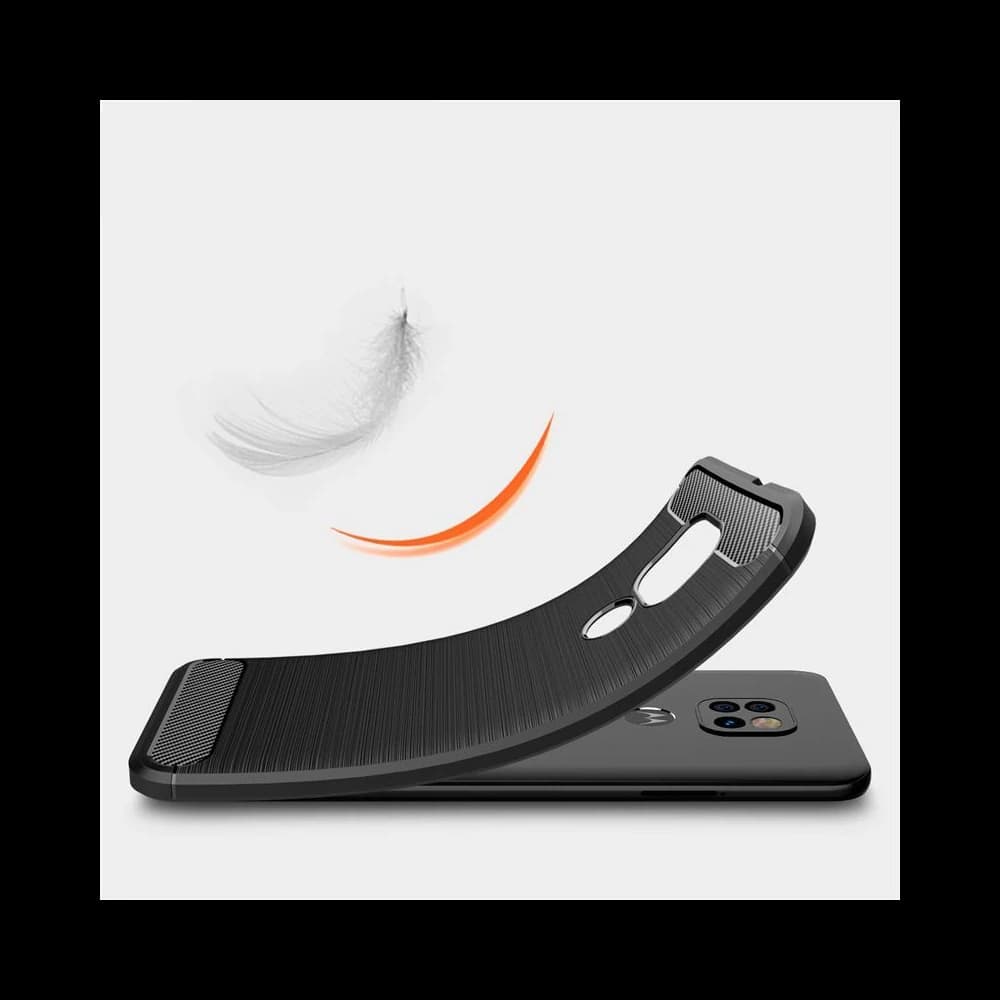 Etui Tech-Protect TPUCarbon Motorola Moto G9 Play/E7 Plus černé - 3