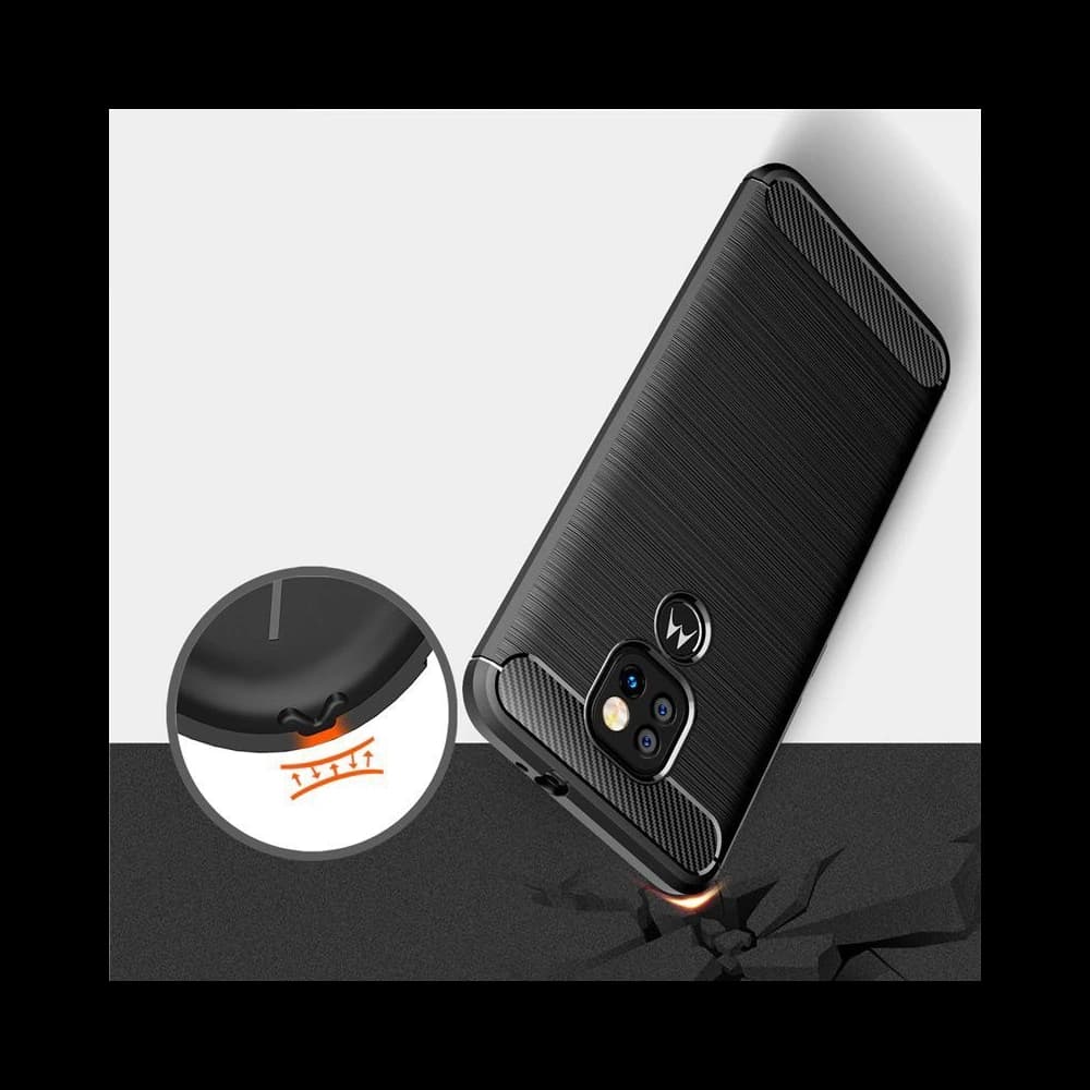 Etui Tech-Protect TPUCarbon Motorola Moto G9 Play/E7 Plus černé - 6