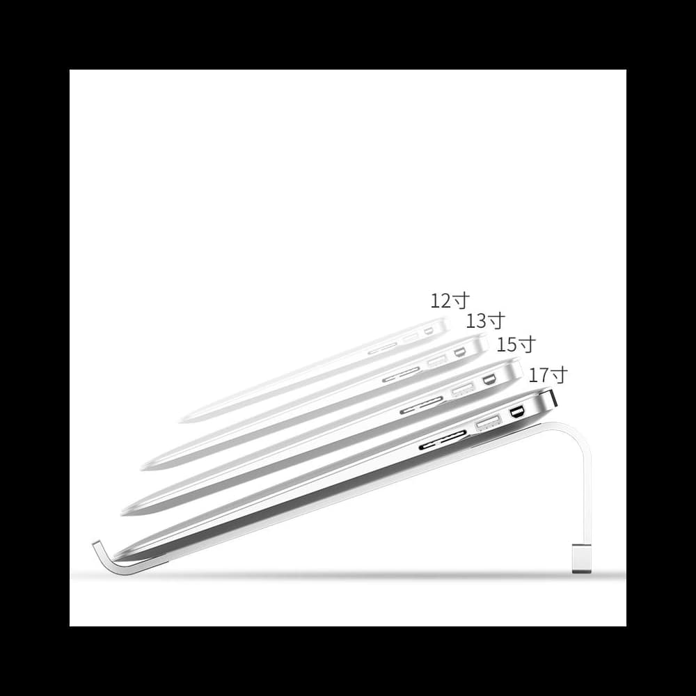 Podstawka pentru laptop Tech-Protect Alustand 2 Suport universal pentru laptop Argintiu - 4