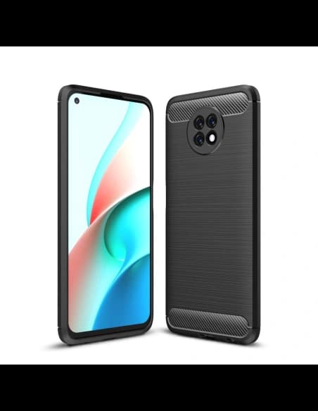 Case Tech-Protect TPUCarbon Redmi Note 9T 5G Schwarz