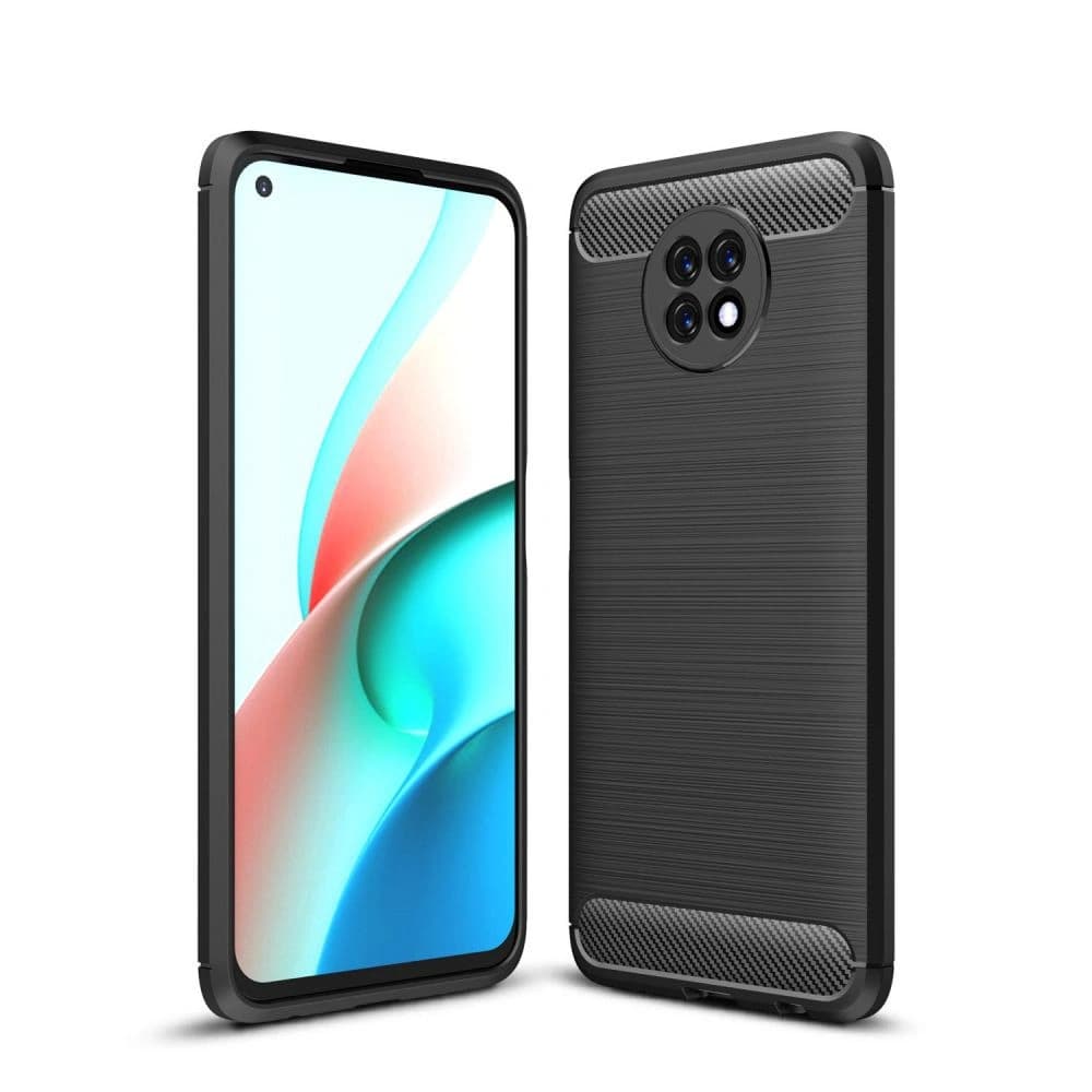 Case Tech-Protect TPUCarbon Redmi Note 9T 5G Schwarz - 1
