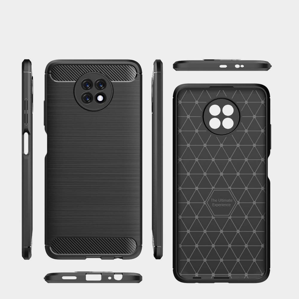 Case Tech-Protect TPUCarbon Redmi Note 9T 5G Schwarz - 7