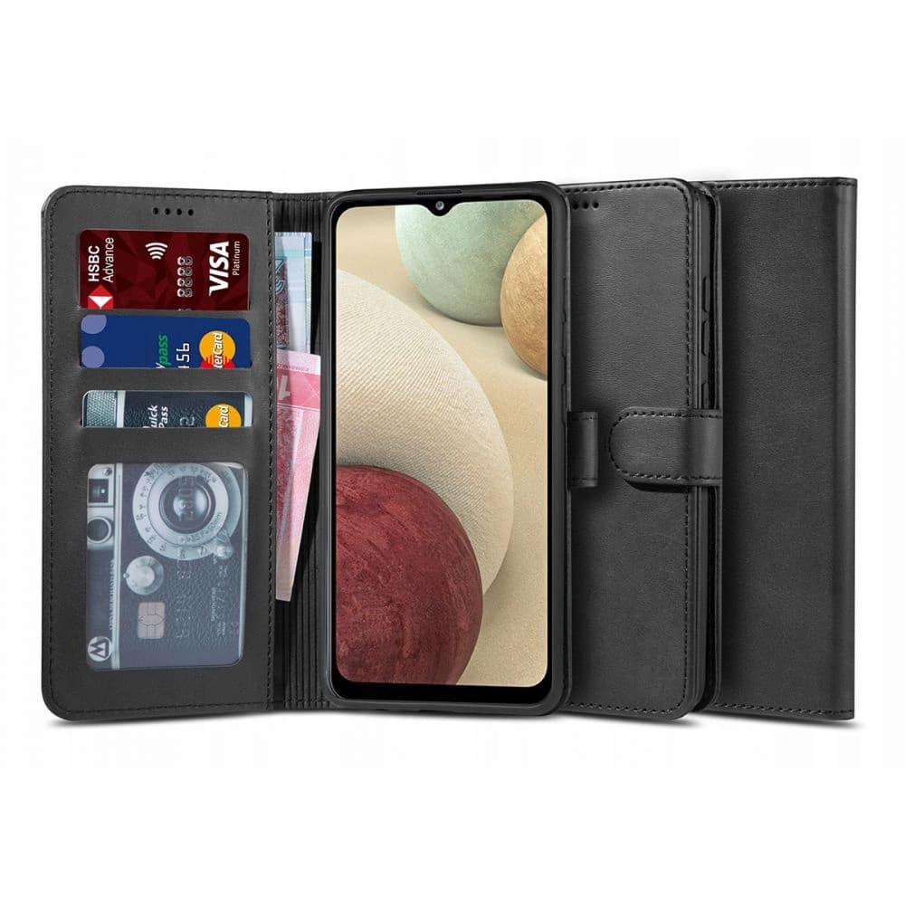Etui Tech-Protect Wallet 2 Samsung Galaxy A12 Fekete - 1