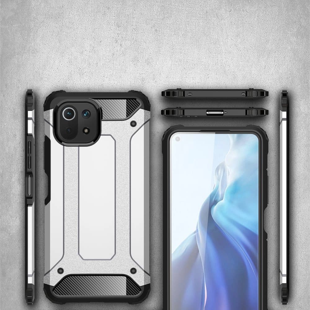 Case Tech-Protect Xarmor Xiaomi Mi 11 Lite 4G/5G Schwarz - 2