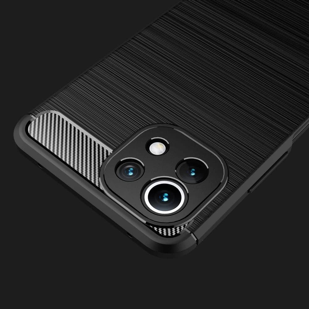 Case Tech-Protect TPUCarbon Xiaomi Mi 11 Lite 4G/5G Schwarz - 6