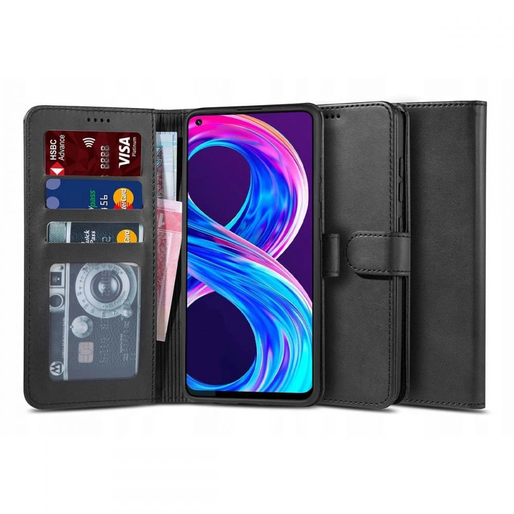 Etui Tech-Protect Wallet 2 Realme 8/8 Pro Negru - 1