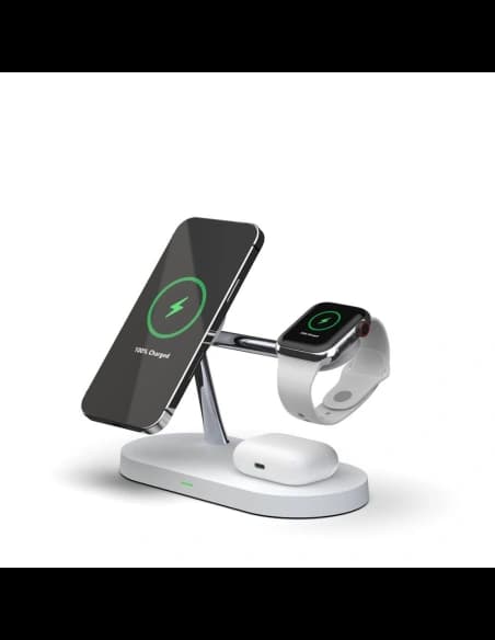 Bezdrátová nabíječka Tech-Protect A12 3in1 Magnetic MagSafe Wireless Charger White