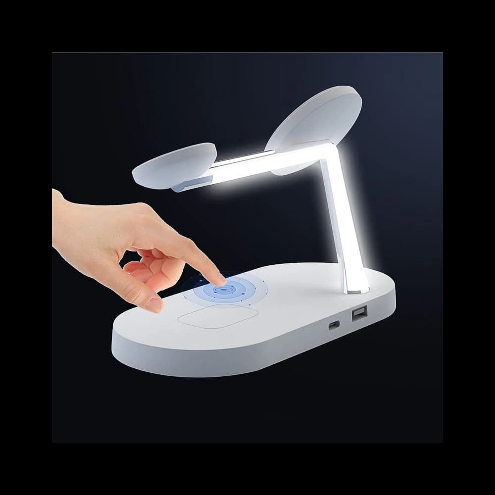 Tech-Protect A12 3in1 Magnetic Magsafe Wireless Charger White - 5