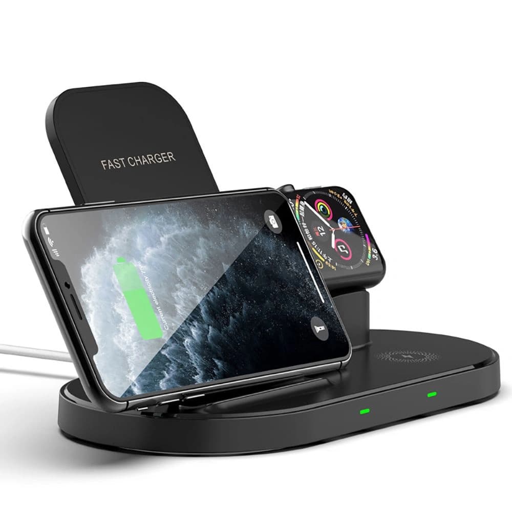 Kabellose Ladestation Tech-Protect W55 Wireless Charging Station Schwarz - 2