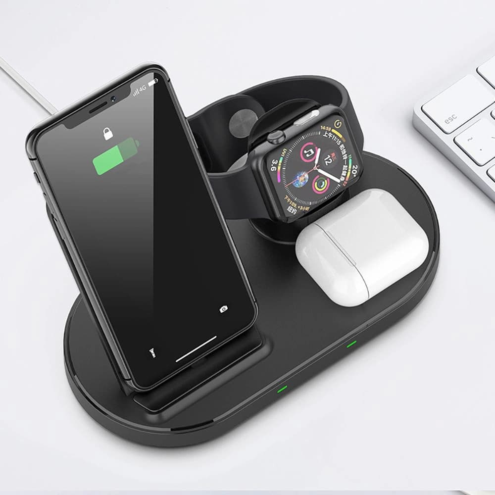 Kabellose Ladestation Tech-Protect W55 Wireless Charging Station Schwarz - 6