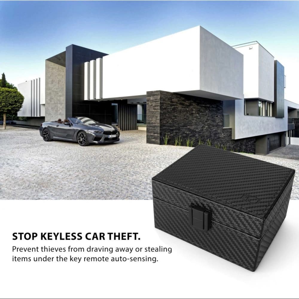 Klatka Faradaya Tech-Protect V3 Bezklíčový Rfid Signálový Blokátor Box Carbon - 6