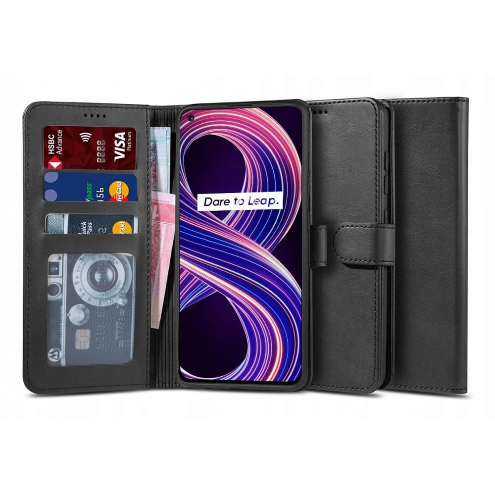 Etui Tech-Protect Wallet 2 Realme 8 5G/Narzo 30 5G Negru - 1
