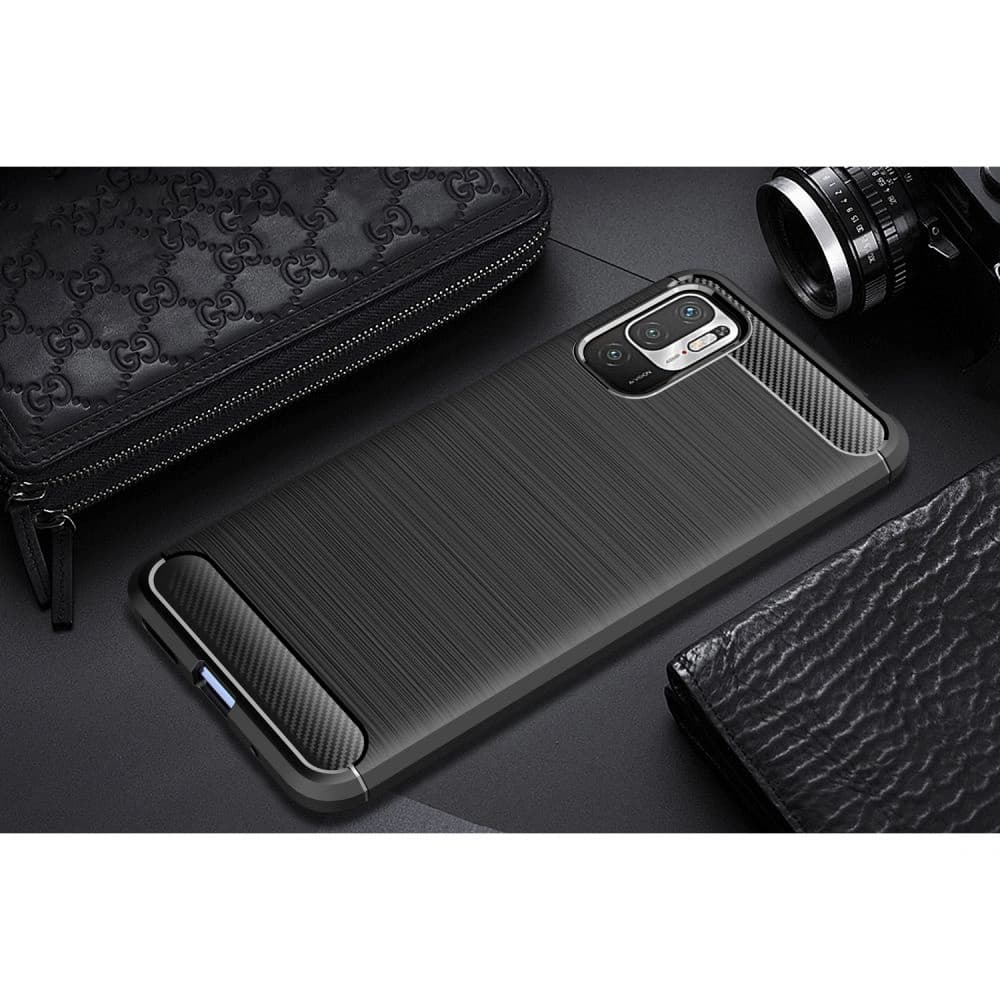 Case Tech-Protect TPUCarbon POCO M3 Pro 5G/Redmi Note 10 5G Schwarz - 8