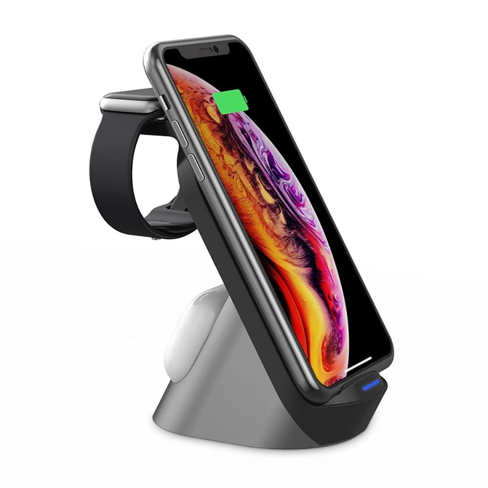 Bezdrátová nabíječka Tech-Protect H18 Wireless Charging Station Black - 1