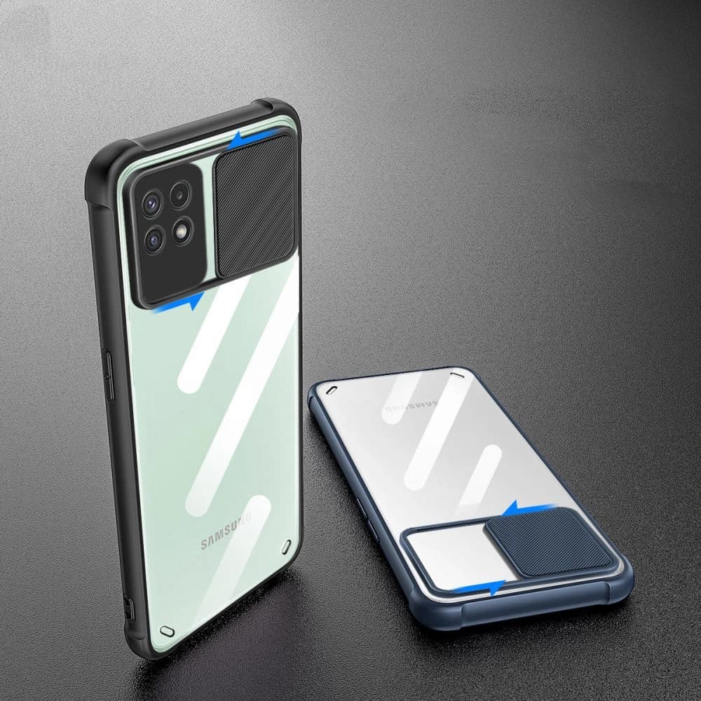 Etui Tech-Protect Camshield Samsung Galaxy A22 5G Negru - 4