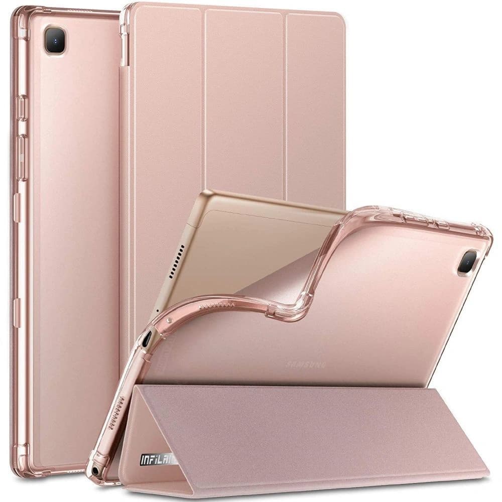 Etui Infiland Smart Stand Samsung Galaxy Tab A7 10.4 Rózsaszín - 1