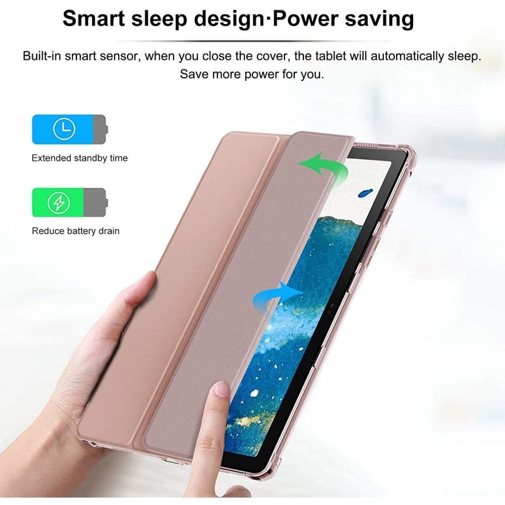 Etui Infiland Smart Stand Samsung Galaxy Tab A7 10.4 Rózsaszín - 2