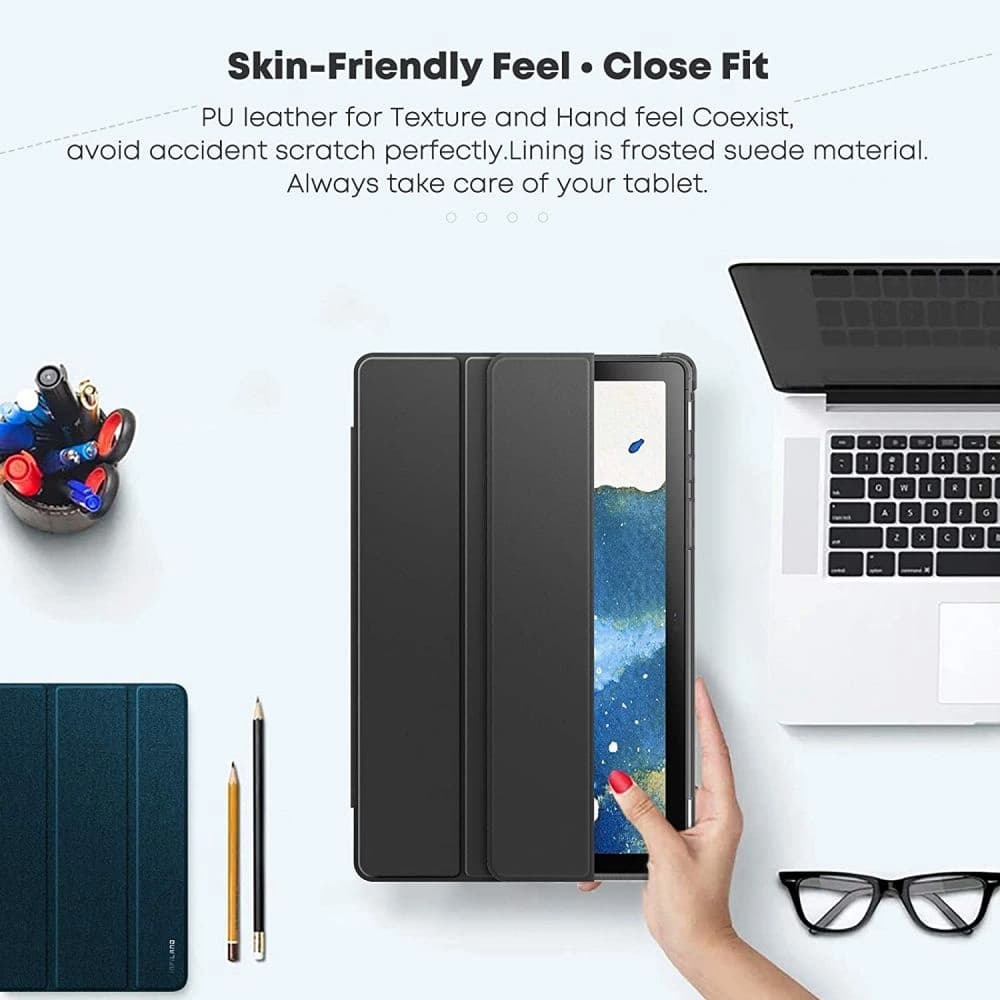 Etui Infiland Smart Stand Samsung Galaxy Tab A7 10.4 Negru - 4