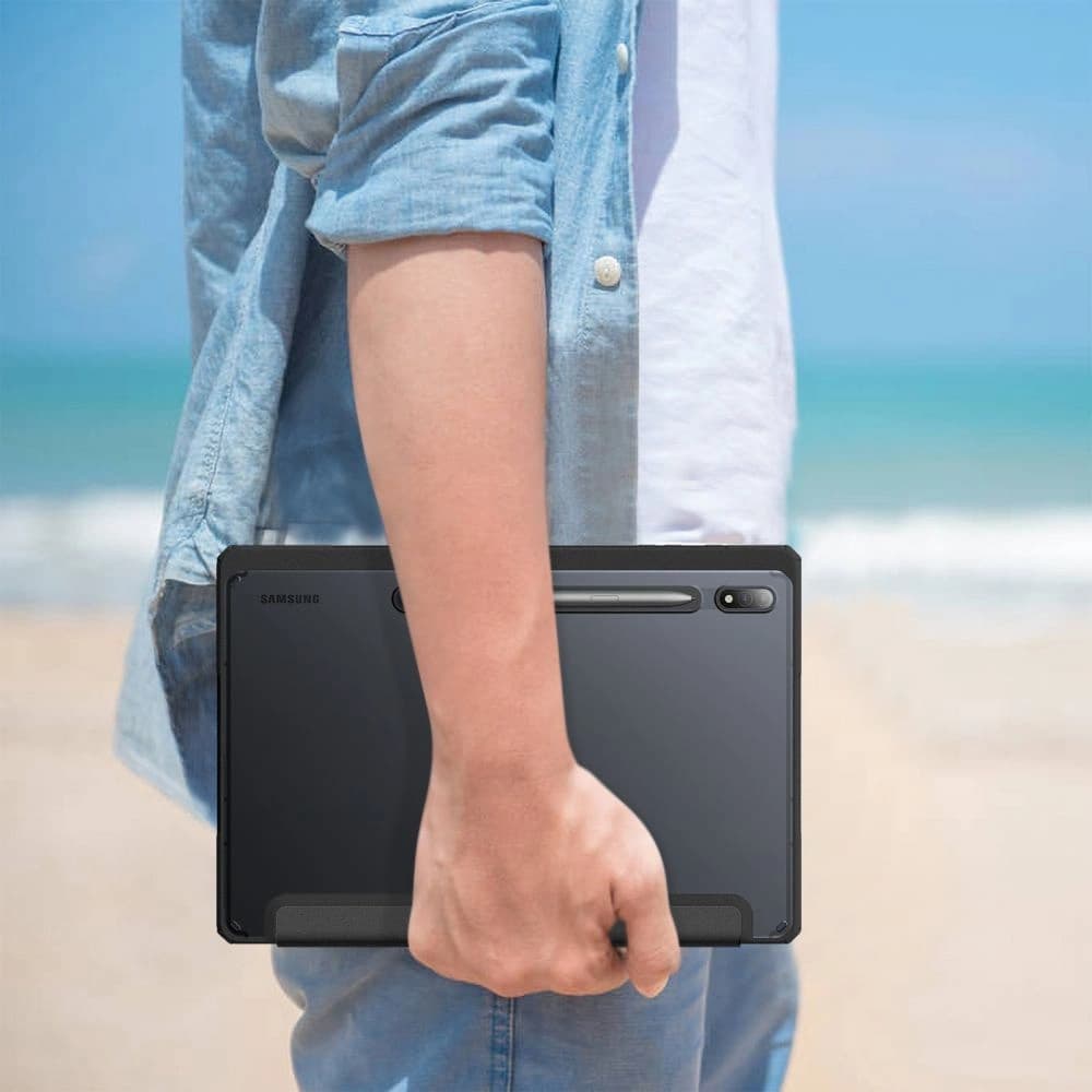 Case Infiland Crystal Case Samsung Galaxy Tab S7 FE 5G 12.4 Schwarz - 8