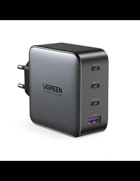 Ładowarka sieciowa UGREEN CD226, USB QC3.0, 3x USB-C, 100W, PD (czarna)