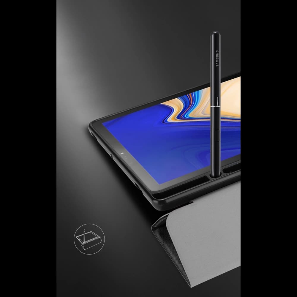 Etui DuxDucis Domo Samsung Galaxy Tab S4 10.5 Fekete - 5