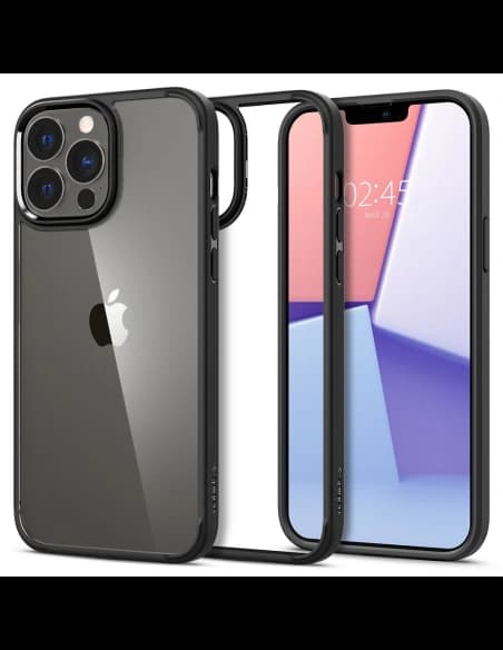 Case Spigen Ultra Hybrid Apple iPhone 13 Pro Max Matt Schwarz
