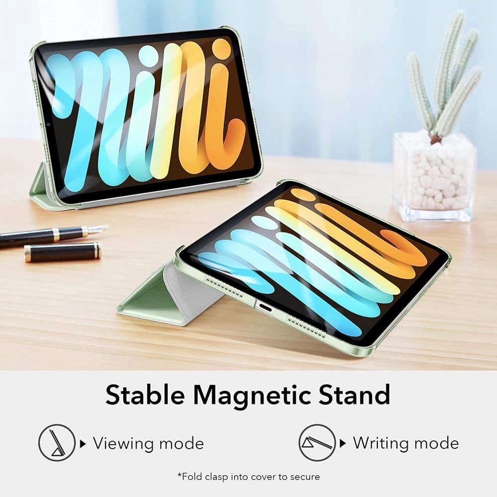 ESR Ascend Trifold Apple iPad mini 2021 6 Gen / iPad mini 8.3" 2024 7gen Light Green - 6