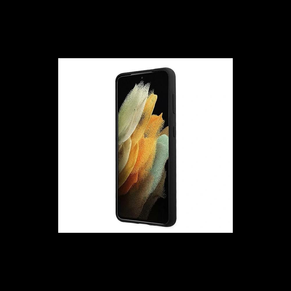 Etui BMW BMHCS21MSIVTBK Samsung Galaxy S21+ Plus fekete/sz black Silicone Stripes M Collection - 5