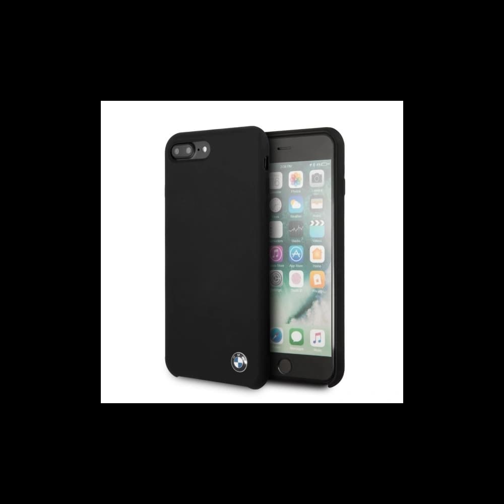 Etui BMW BMHCI8LSILBK Apple iPhone 8/7 Plus negru/black hardcase - 1
