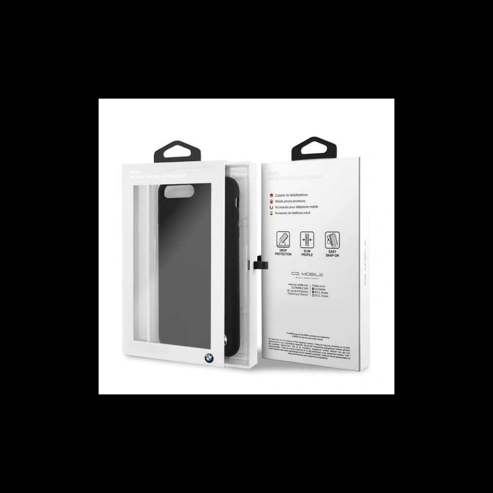 Etui BMW BMHCI8LSILBK Apple iPhone 8/7 Plus negru/black hardcase - 6