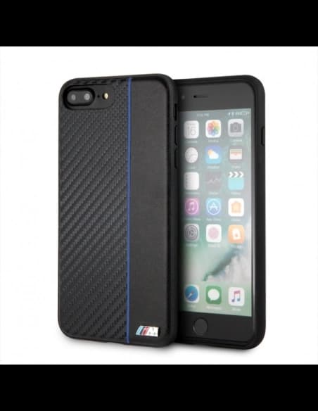 BMW BMHCI8LCAPNBK Apple iPhone 8/7 Plus navy hardcase Carbon