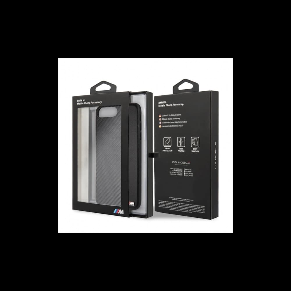 BMW BMHCI8LCAPNBK Apple iPhone 8/7 Plus navy hardcase Carbon - 4