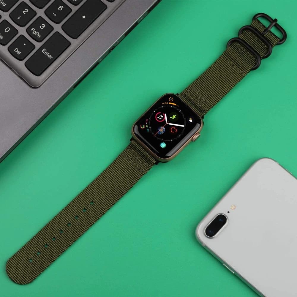 Pasek Tech-Protect Scout Apple Watch 4/5/6/7/SE/8/9/Ultra 44/45/49mm Černý - 3