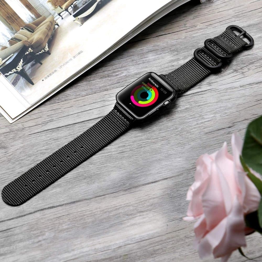 Pasek Tech-Protect Scout Apple Watch 4/5/6/7/SE/8/9/Ultra 44/45/49mm Černý - 5