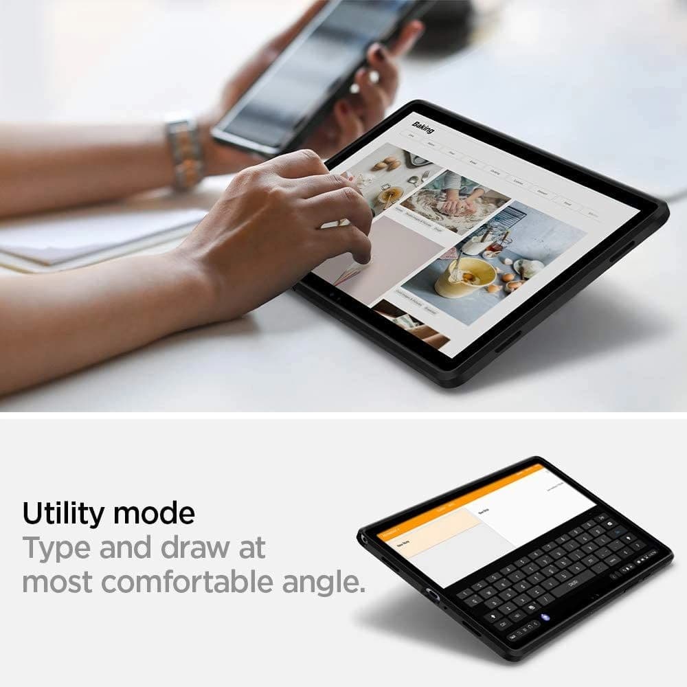 Case Spigen Tough Armor Pro Samsung Galaxy Tab A7 Schwarz - 12