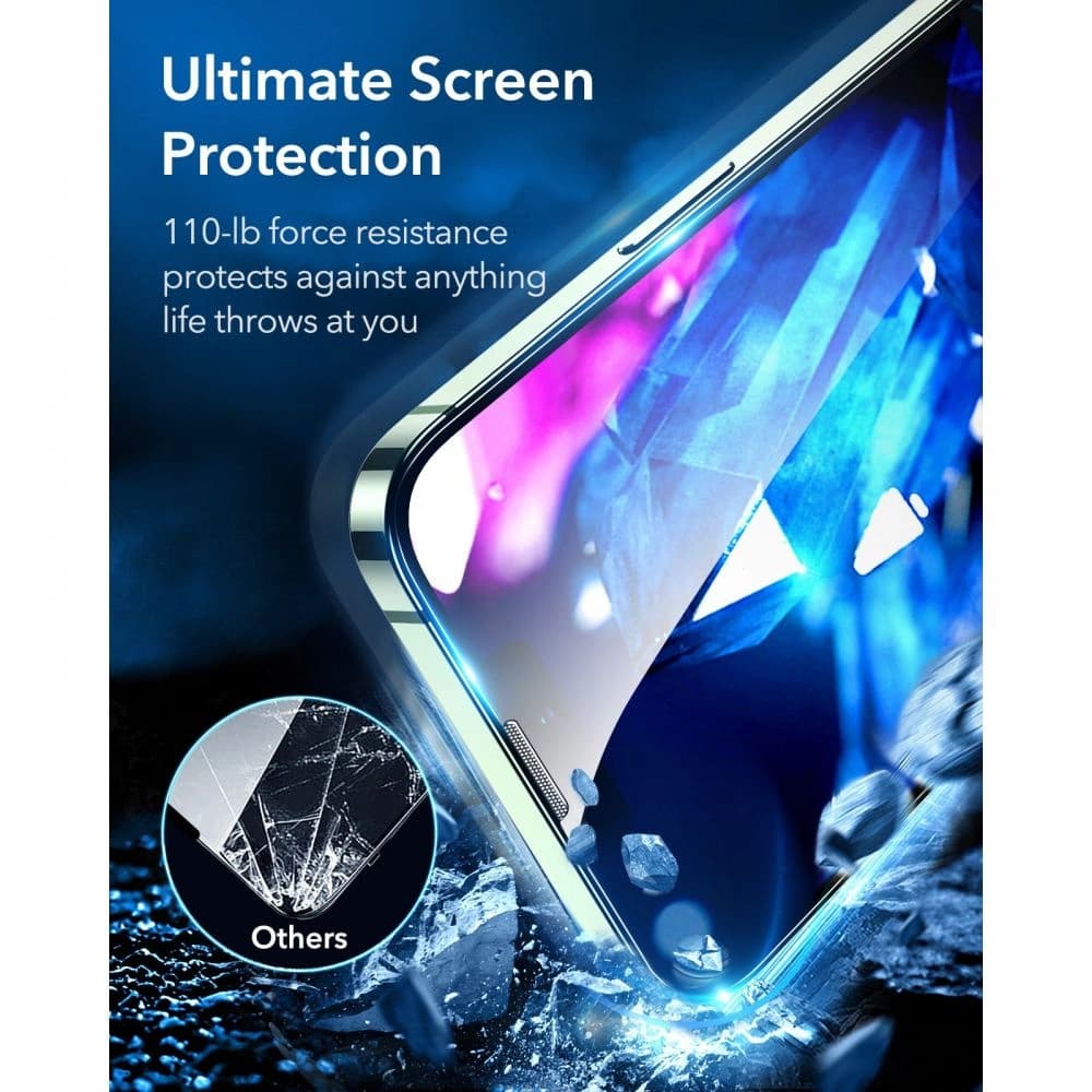 ESR Armorite Glass Apple iPhone 16e / 14 / 13 / 13 Pro Black [2 PACK] - 2