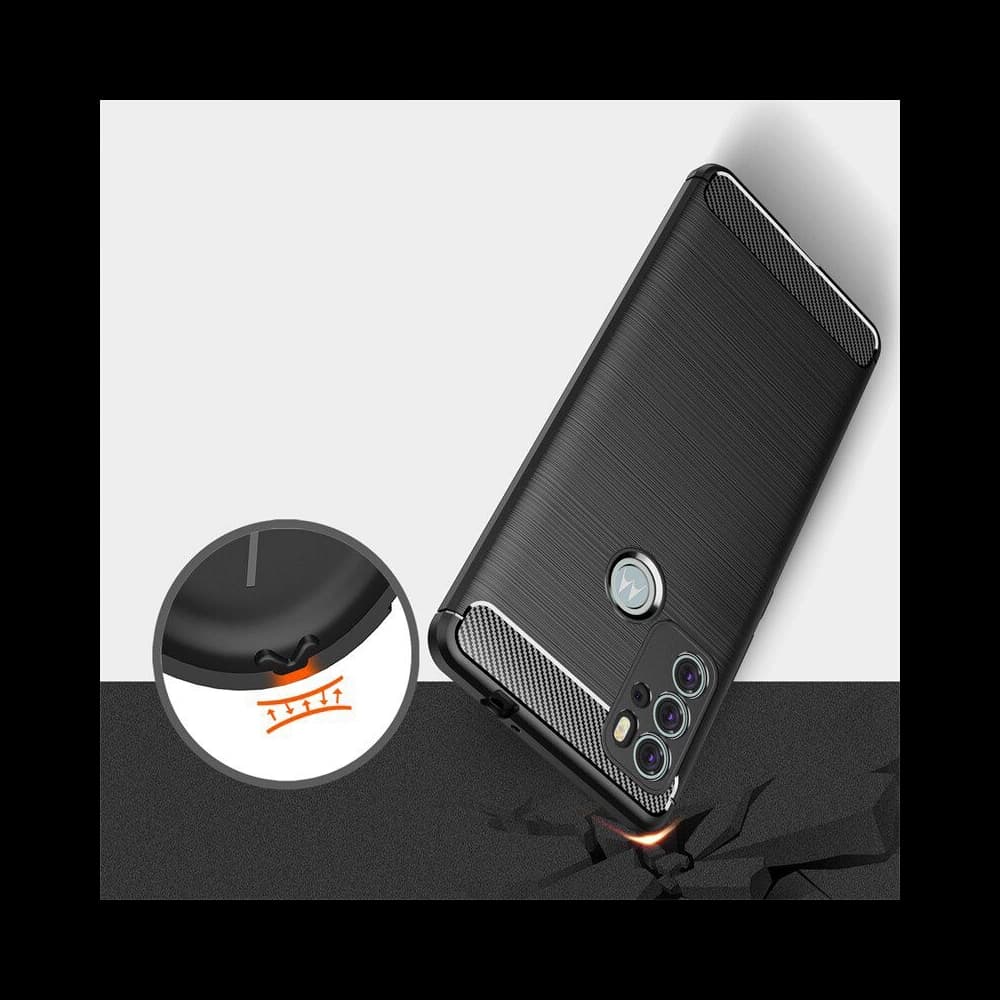 Etui Tech-Protect TPUCarbon Motorola Moto G60s černá - 5