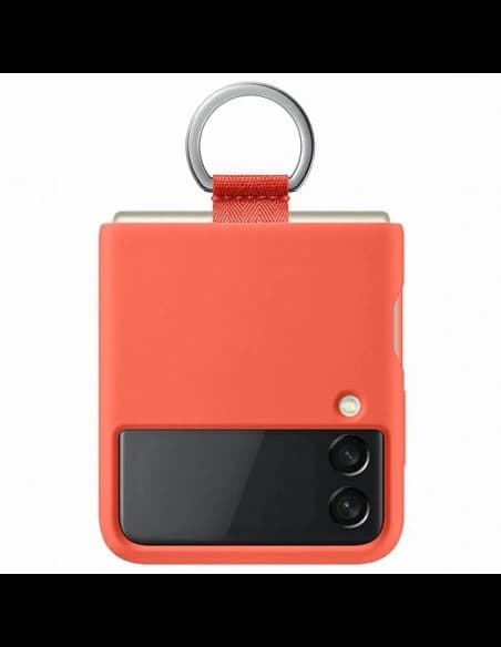 Case Samsung Galaxy Z Flip 3 EF-PF711TPEGWW koralowy/coral Silikon Cover Ring