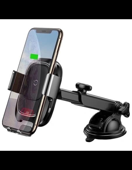Autós tartó indukciós töltővel Baseus Intelligent Auto Lock Dashboard