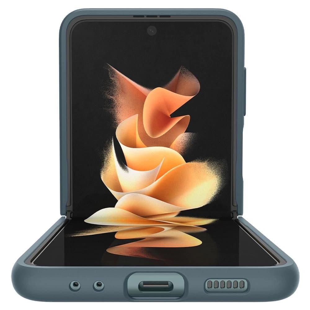 Etui Spigen Thin Fit Samsung Galaxy Z Flip 3 Fényes Zöld - 4