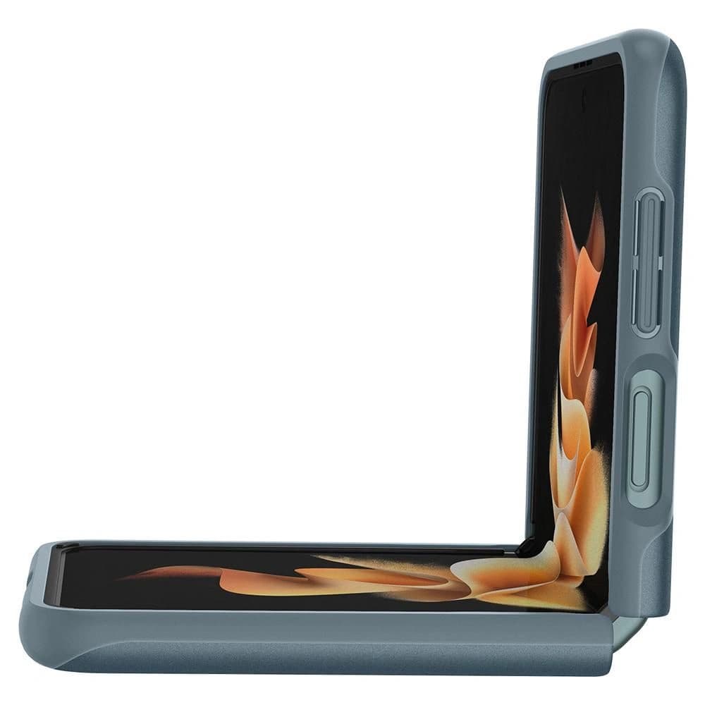 Etui Spigen Thin Fit Samsung Galaxy Z Flip 3 Fényes Zöld - 5