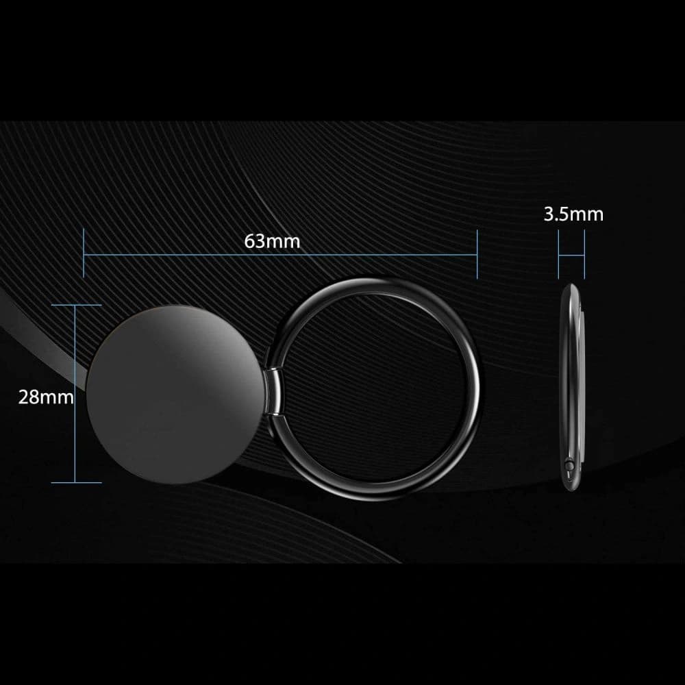 Tech-Protect Magnetic Phone Ring Black - 3