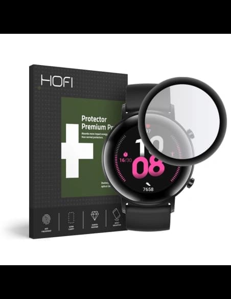 Szkło hybrydowe Hofi Hybrid Glass Huawei Watch GT 2 42mm Black