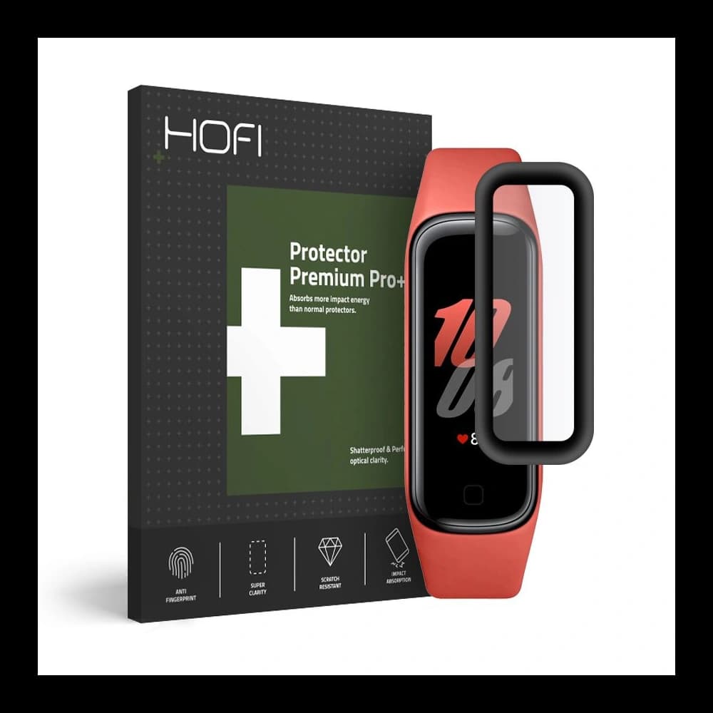 Hyb ridní sklo Hofi Hybrid Glass Samsung Galaxy Fit 2 Černé - 1