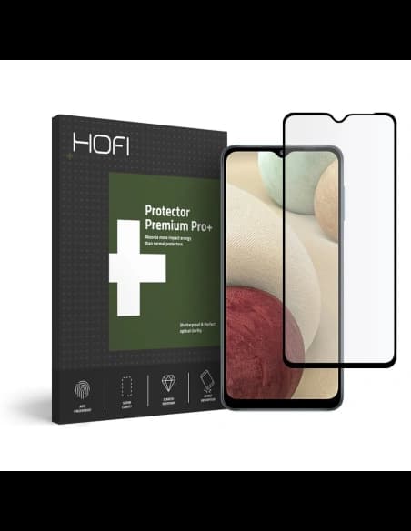 Edzett üveg Hofi Glass Pro+ Samsung Galaxy A12 Fekete